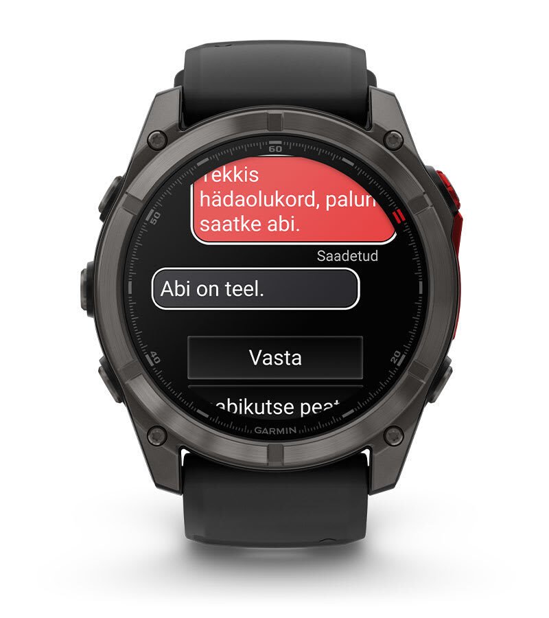 SOS JA KESKUS GARMIN RESPONSE℠