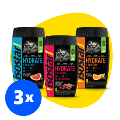 Isostar pulber Hydrate & Perform x 3