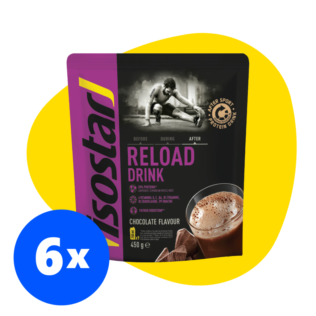 Isostar pulber After Sport Reload x 6