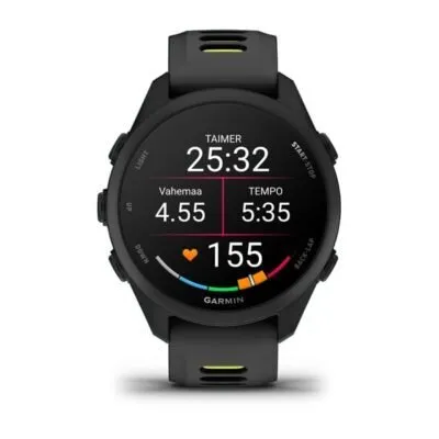 Garmin Forerunner 170 Must koos musta/erekollase rihmaga