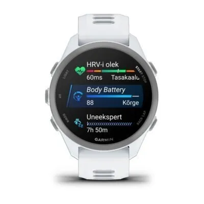 Garmin Forerunner 170 Music Hallikasvalge koos hallikasvalge/hallikassinise rihmaga