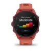 Garmin Forerunner 170 Music Tumeroosa koos tumeroosa/oranžikaskollase rimaga