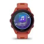 Garmin Forerunner 170 Music Tumeroosa koos tumeroosa/oranžikaskollase rimaga