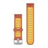 Garmin Kiirkinnitusrihmad 20 mm – Tumeroosa/oranžikaskollane