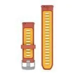 Garmin Kiirkinnitusrihmad 20 mm - Tumeroosa/oranžikaskollane