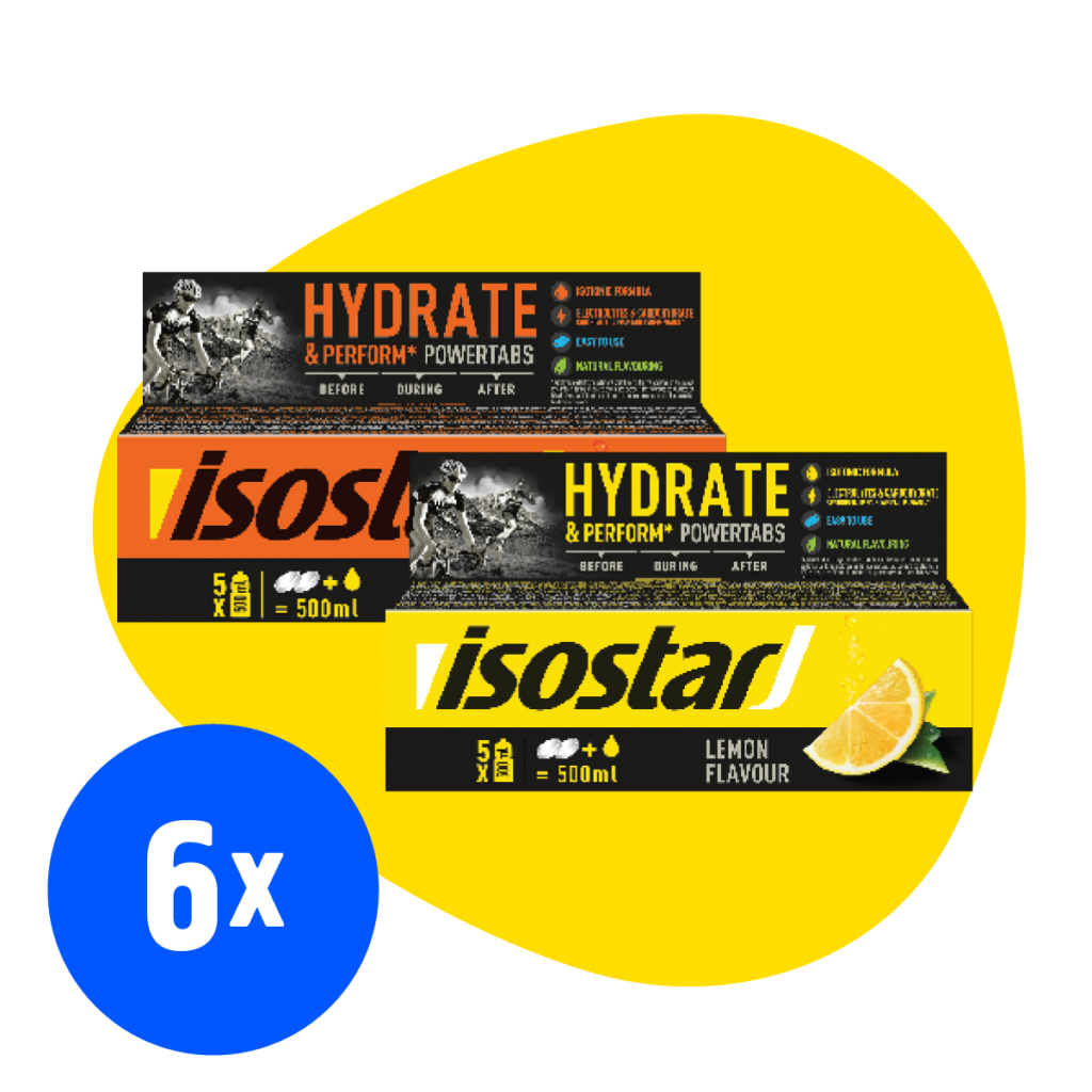 Isostar Hydrate & Perform Powertabs Isotonic x 6 Isostar Hydrate & Perform Powertabs Isotonic x 6
