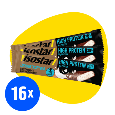 Isostar High Protein coconut 55g batoonid x 16