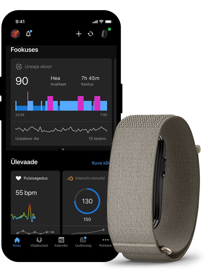 SÜNKROONIB RAKENDUSEGA GARMIN CONNECT