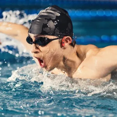 Shokz OpenSwim Pro USB-C Red