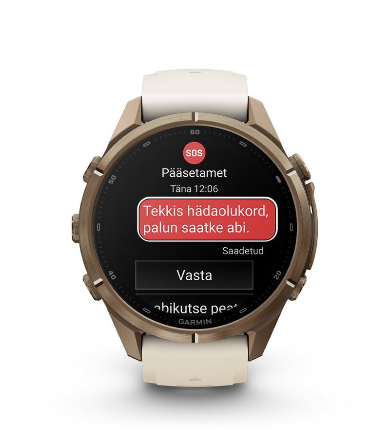 SOS ZIŅOJUMAPMAIŅA UN GARMIN RESPONSE℠ CENTRS