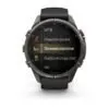 Garmin fēnix 9 Pro inReach 43 mm Carbon Gray DLC Titanium / Black / Pebble Grey Silicone