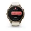 Garmin fēnix 9 Pro inReach 43 mm Autumn Gold Titanium / Cream / French Grey Silicone