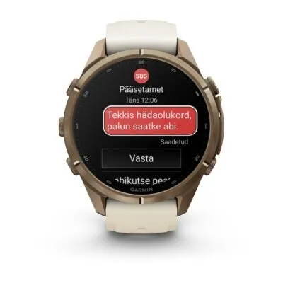 Garmin fēnix 9 Pro inReach 43 mm Autumn Gold Titanium / Cream / French Grey Silicone