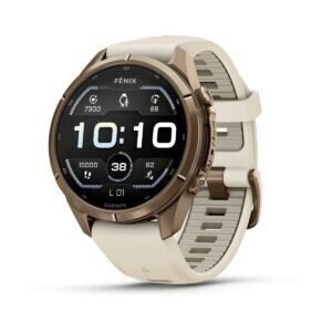 Garmin fēnix 9 Pro 43 mm Autumn Gold Titanium / Cream / French Grey Silicone