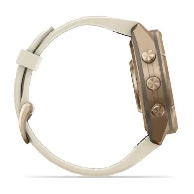 Garmin fēnix 9 Pro 43 mm Autumn Gold Titanium / Cream / French Grey Silicone