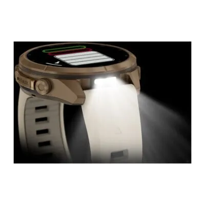 Garmin fēnix 9 Pro 43 mm Autumn Gold Titanium / Cream / French Grey Silicone