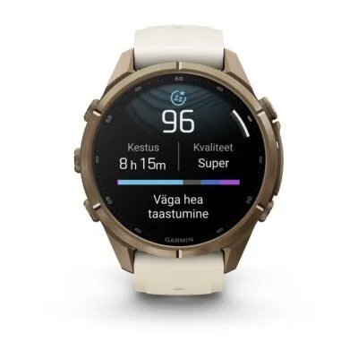 Garmin fēnix 9 Pro 43 mm Autumn Gold Titanium / Cream / French Grey Silicone
