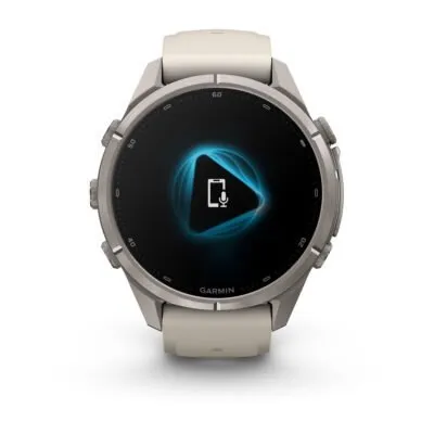 Garmin fēnix 9 Pro inReach 43 mm Titanium / Fog Grey / Dark Sandstone Silicone