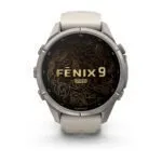 Garmin fēnix 9 Pro inReach 43 mm Titanium / Fog Grey / Dark Sandstone Silicone