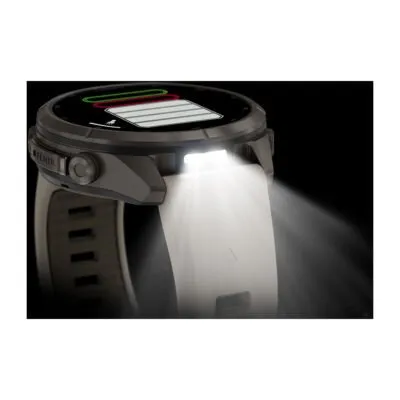 Garmin fēnix 9 Pro 43 mm Titanium / Fog Grey / Dark Sandstone Silicone