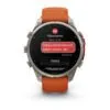 Garmin fēnix 9 Pro inReach 47 mm Titanium / Autumn Orange / Spark Orange Silicone