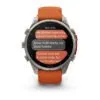 Garmin fēnix 9 Pro inReach 47 mm Titanium / Autumn Orange / Spark Orange Silicone