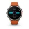Garmin fēnix 9 Pro inReach 47 mm Titanium / Autumn Orange / Spark Orange Silicone