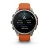 Garmin fēnix 9 Pro inReach 47 mm Titanium / Autumn Orange / Spark Orange Silicone