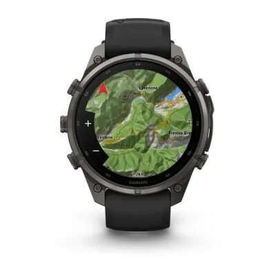 Garmin fēnix 9 Pro inReach 47 mm Carbon Gray DLC Titanium / Black / Pebble Grey Silicone