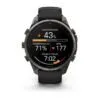 Garmin fēnix 9 Pro 47 mm Carbon Gray DLC Titanium / Black / Pebble Grey Silicone