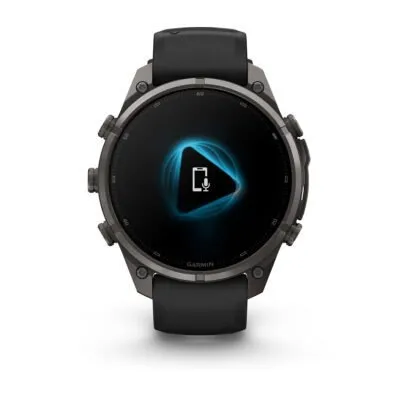 Garmin fēnix 9 Pro 47 mm Carbon Gray DLC Titanium / Black / Pebble Grey Silicone
