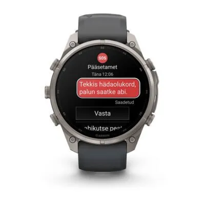 Garmin fēnix 9 Pro inReach 47 mm Titanium / Graphite / Black Silicone