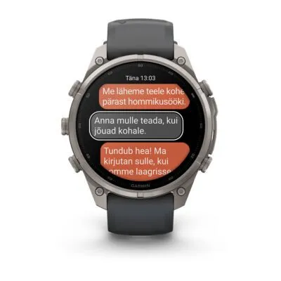 Garmin fēnix 9 Pro inReach 47 mm Titanium / Graphite / Black Silicone
