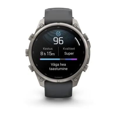 Garmin fēnix 9 Pro 47 mm Titanium / Graphite / Black Silicone
