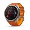 Garmin fēnix 9 Pro inReach 51 mm Titanium / Autumn Orange / Spark Orange Silicone