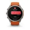 Garmin fēnix 9 Pro inReach 51 mm Titanium / Autumn Orange / Spark Orange Silicone