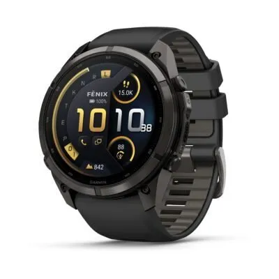 Garmin fēnix 9 Pro inReach 51 mm Carbon Gray DLC Titanium / Black / Pebble Grey Silicone