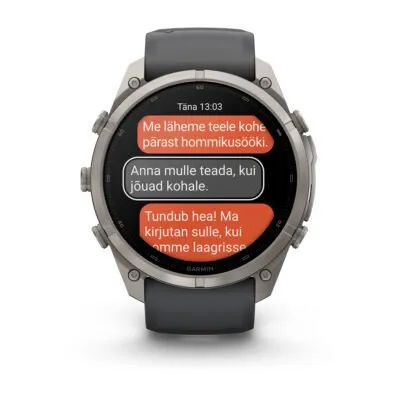Garmin fēnix 9 Pro inReach 51 mm Titanium / Graphite / Black Silicone