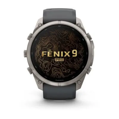 Garmin fēnix 9 Pro inReach 51 mm Titanium / Graphite / Black Silicone