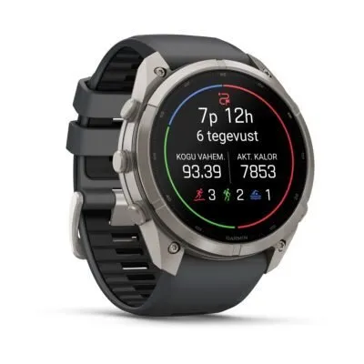 Garmin fēnix 9 Pro 51 mm Titanium / Graphite / Black Silicone