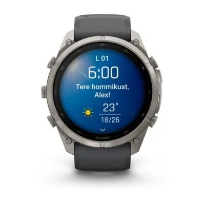 Garmin fēnix 9 Pro 51 mm Titanium / Graphite / Black Silicone