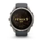 Garmin fēnix 9 Pro 51 mm Titanium / Graphite / Black Silicone