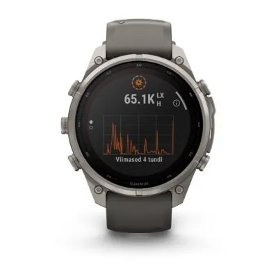 Garmin fēnix 9 Pro inReach Solar 47 mm Titanium / Pebble Grey Silicone