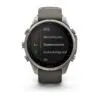Garmin fēnix 9 Pro inReach Solar 47 mm Titanium / Pebble Grey Silicone