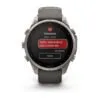 Garmin fēnix 9 Pro inReach Solar 47 mm Titanium / Pebble Grey Silicone