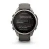 Garmin fēnix 9 Pro inReach Solar 47 mm Titanium / Pebble Grey Silicone