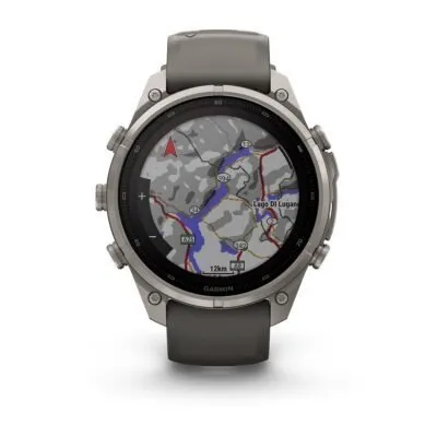 Garmin fēnix 9 Pro inReach Solar 47 mm Titanium / Pebble Grey Silicone