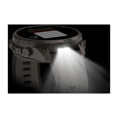 Garmin fēnix 9 Pro inReach Solar 47 mm Titanium / Pebble Grey Silicone