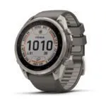 Garmin fēnix 9 Pro inReach Solar 51 mm Titanium / Pebble Grey Silicone