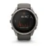Garmin fēnix 9 Pro inReach Solar 51 mm Titanium / Pebble Grey Silicone